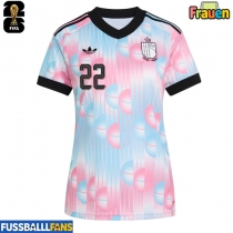 Belgien Alexis Saelemaekers #22 Auswärtstrikot Frauen EM 2024 Kurzarm